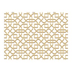 Graphic Mughal Pattern Jali Jaali Double Sided Flano Blanket (mini)  by Pakrebo