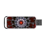 Fractal Rendering Spiral Helix Portable USB Flash (Two Sides) Front