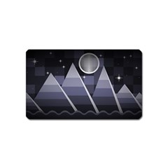 Background Stylized Scenery Magnet (name Card) by Pakrebo