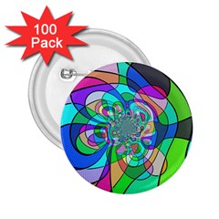 Retro Wave Background Pattern 2 25  Buttons (100 Pack)  by Pakrebo