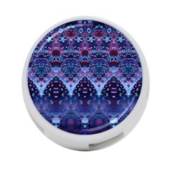 Blue Elegance Elaborate Fractal Fashion 4-port Usb Hub (one Side) by KirstenStar