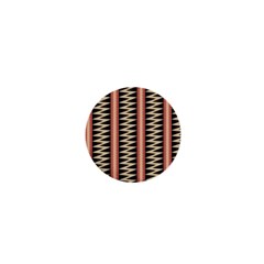 Zigzag Tribal Ethnic Background 1  Mini Magnets by Pakrebo