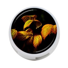 Nature Yellow Plant Leaves 4-port Usb Hub (one Side)