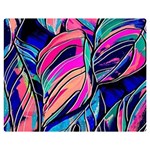 Tropical leaves Resize 2000x2000 Same A3580b Double Sided Flano Blanket (Medium)  60 x50  Blanket Back