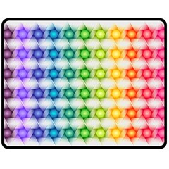 Background Colorful Geometric Double Sided Fleece Blanket (medium) 