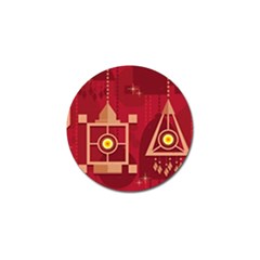 Background Objects Stylized Golf Ball Marker
