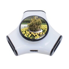 Columbus Commons Yellow Tulips 3-port Usb Hub