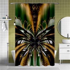 Abstract Art Artwork Fractal Design Pattern Art Shower Curtain 48  X 72  (small) 
