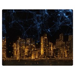 Architecture Buildings City Double Sided Flano Blanket (medium)  by Wegoenart