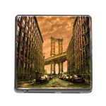 Architecture Buildings City Bridge Memory Card Reader (Square 5 Slot) Front