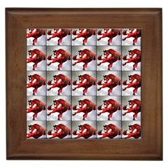 Horse Framed Tile by ArtworkByPatrick