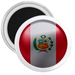 Peru Flag Country Symbol Nation 3  Magnets by Sapixe