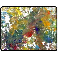 Original Abstract Art Fleece Blanket (medium) 