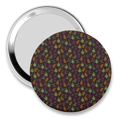 Tribal Leaves House Art Tribal Art 3  Handbag Mirrors by Pakrebo