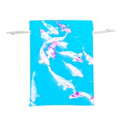 Koi Carp Scape Lightweight Drawstring Pouch (s) by essentialimage
