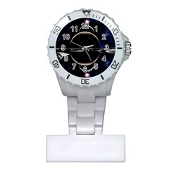 Planet Sky Lake Landscape Sun Plastic Nurses Watch