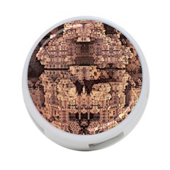 Fractals Abstraction Tla Designs 4-port Usb Hub (one Side) by Simbadda