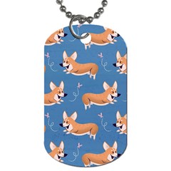 Corgi Patterns Dog Tag (two Sides) by Sudhe