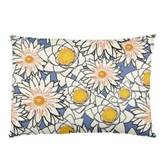 Flowers Pattern Lotus Lily Pillow Case (two Sides) by HermanTelo
