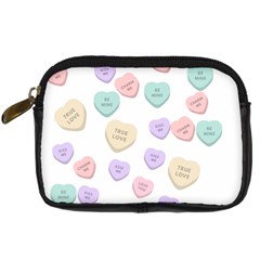 Hearts Digital Camera Leather Case