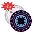 Kaleidoscope Shape Abstract Design 2.25  Buttons (10 pack)  Front