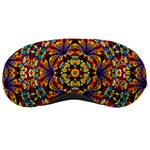 Geometric Pattern Kaleidoscope Art Mirror Image Mosaic Sleeping Mask Front