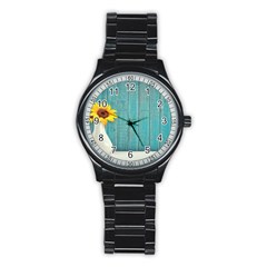 Sun Flower 3292932 960 720 Stainless Steel Round Watch