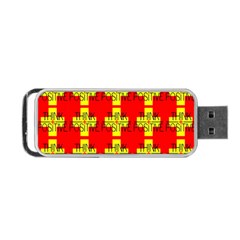 Think Positive Portable Usb Flash (two Sides)