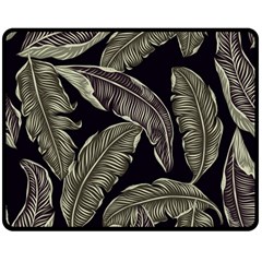 Jungle Double Sided Fleece Blanket (medium)  by Sobalvarro