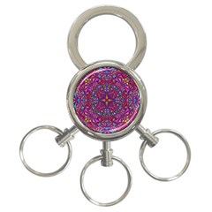 Kaleidoscope  3-ring Key Chain by Sobalvarro