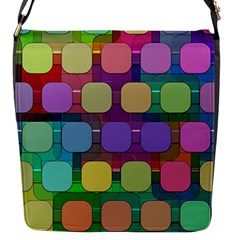 Pattern  Flap Closure Messenger Bag (s) by Sobalvarro