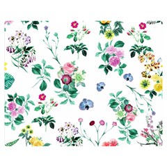 Leaves Double Sided Flano Blanket (medium)  by Sobalvarro