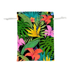 Tropical Greens Lightweight Drawstring Pouch (s) by Sobalvarro