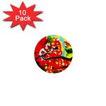 Hot 1 1 1  Mini Buttons (10 pack)  Front