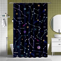 Space Wallpapers Shower Curtain 48  X 72  (small) 