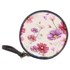 Vector Hand Drawn Cosmos Flower Pattern Classic 20-cd Wallets by Sobalvarro