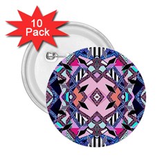 Marble Texture Print Fashion Style Patternbank Vasare Nar Abstract Trend Style Geometric 2 25  Buttons (10 Pack)  by Sobalvarro