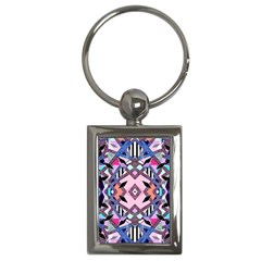 Marble Texture Print Fashion Style Patternbank Vasare Nar Abstract Trend Style Geometric Key Chain (rectangle) by Sobalvarro