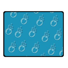 Bubble Group Pattern Abstract Double Sided Fleece Blanket (small)  by Vaneshart