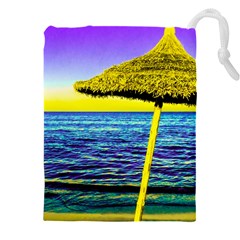 Pop Art Beach Umbrella  Drawstring Pouch (4xl)