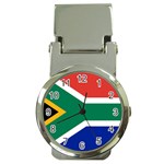 South Africa Flag Money Clip Watches Front