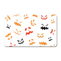 Pumpkin Faces Pattern Magnet (rectangular) by Sobalvarro