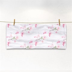 Pattern Orchidée Fleurs Hand Towel
