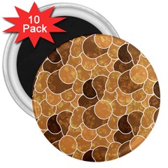 Background Pattern Seamlesspattern Repeatingpattern Wallpaper Scrapbooking Scrapbookingpaper Website 3  Magnets (10 Pack)  by Vaneshart