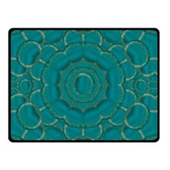 Over The Calm Sea Is The Most Beautiful Star Double Sided Fleece Blanket (small)  by pepitasart