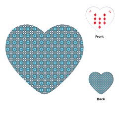 Df Monica Becket Playing Cards Single Design (heart)