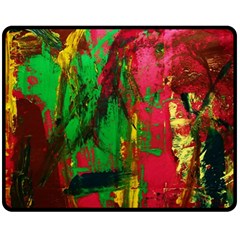 Revelation 1 7 Double Sided Fleece Blanket (medium)  by bestdesignintheworld