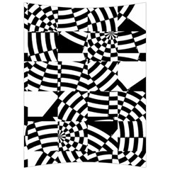 Black And White Crazy Pattern Back Support Cushion by Sobalvarro