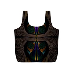 Fractal Abstract Background Pattern Full Print Recycle Bag (s) by Wegoenart