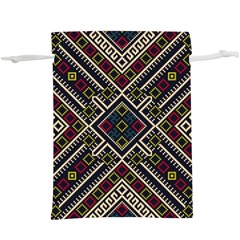 Zentangle Style Geometric Ornament Pattern  Lightweight Drawstring Pouch (xl) by Nexatart